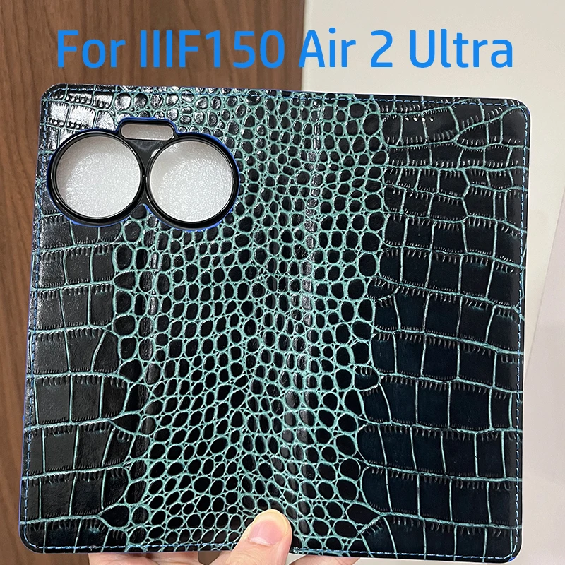 Custodia Flip in Tessuto Oxford e Pelle PU Compatibile con IIIF150
