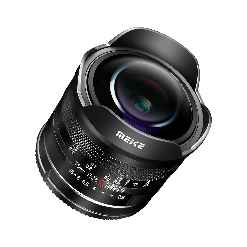 Meike 7.5Mm F2.8 Obiettivo Manuale Grandangolare Fisheye Per Fuji Xf Mount Xs-10 X-E4 X-H2S X-T30 X-T4 X-Pro3 2 X-M1 Xh1 Xe2 Xe3 Xe1 Xa1