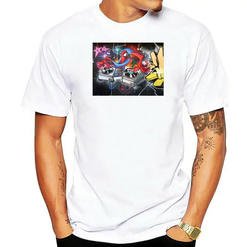 

Graffiti Dj - Graphic Cotton T Shirt Short & Long Sleeve Fitness Tee Shirt