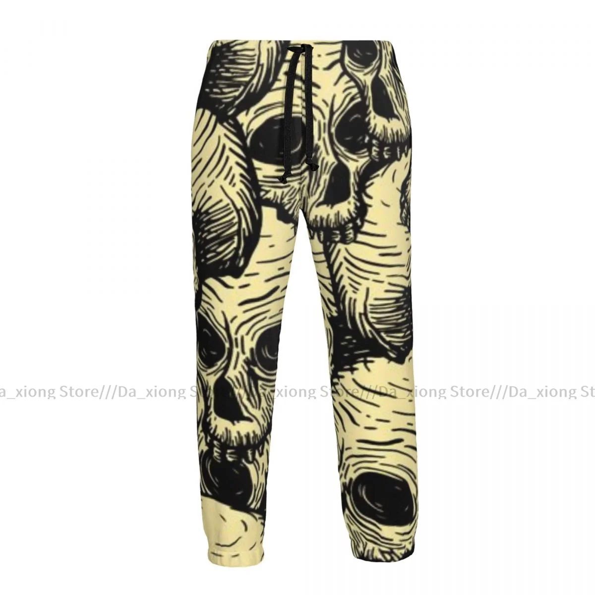 

Men Jogging Pants Streetwear Loose Casual Trouser Skulls Man Pants Sweatpants