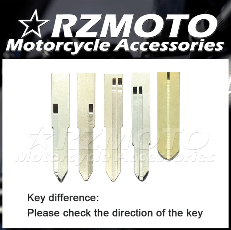 Uncut Blank Motorcycle ignition Key Kawasaki Ninja ZX6R ZX10R ZZR400 Z750 Z800 Z1000 VERSYS ER6N ER6F ER6R Z650 Z400 Z900