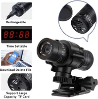 F9 Motorcycle Helmet Camera 1080P HD Waterproof Outdoor Action Cam Sport DV Video DVR Recorder Bicycle Dash Cam For Car 2