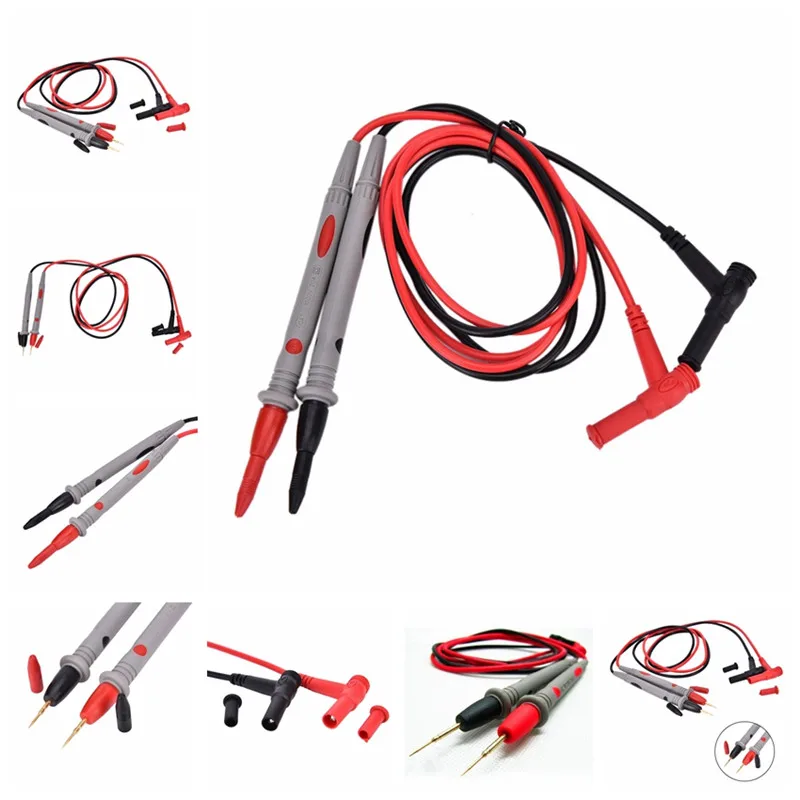2pcs Hot Universal Digital Multimeter Multi Meter Test Lead Probe Wire Pen Cable