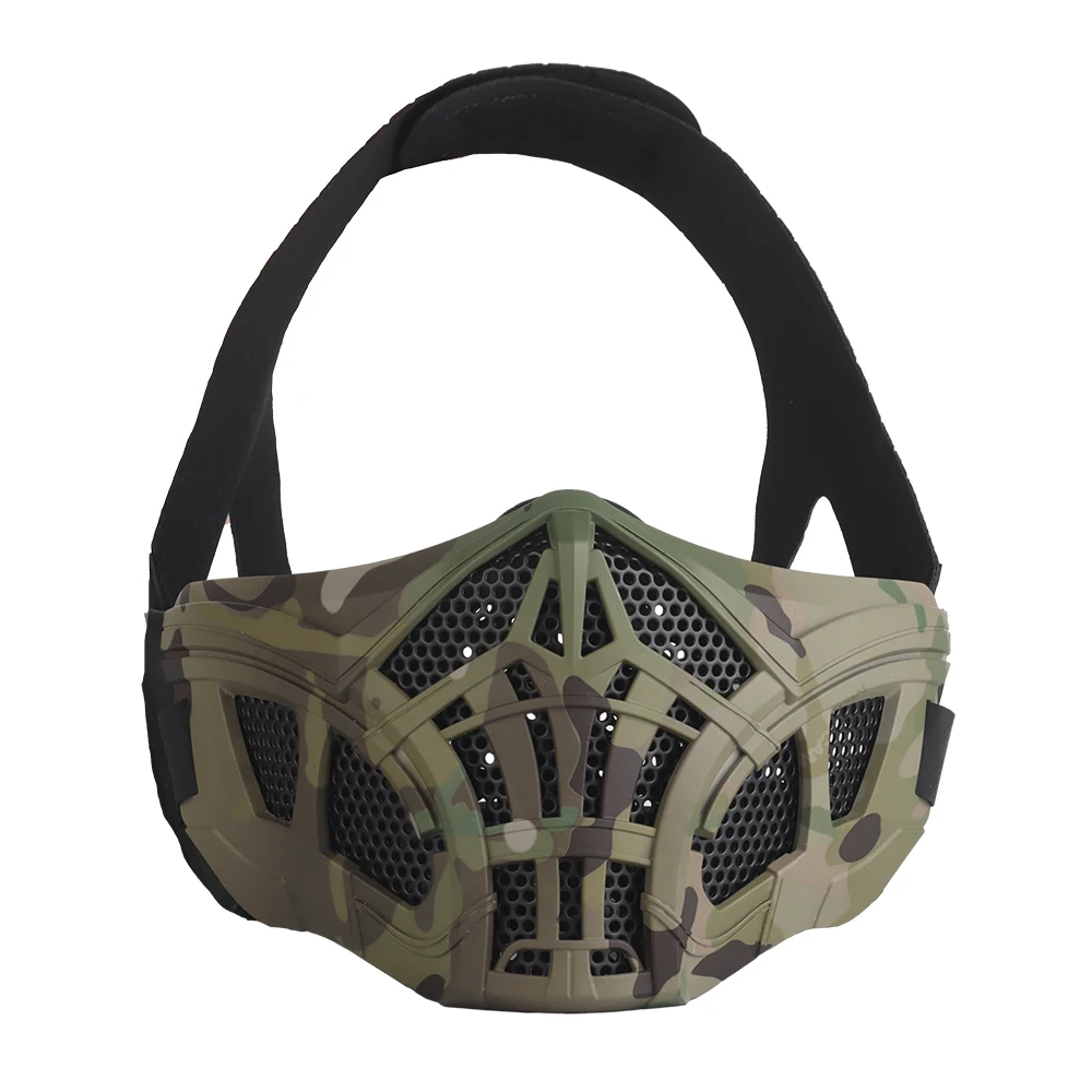 

Scorpion Half Mask Tactical Airsoft Paintball Mask Halloween Mask CS Wargame Field Hunting Protective Shooting Masks