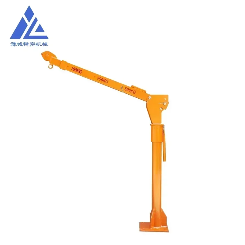Vehicle-mounted Crane 1 Tons Of Vehicle-mounted Crane Household Remote Control Electromechanical 220v Cantilever Truck Cra