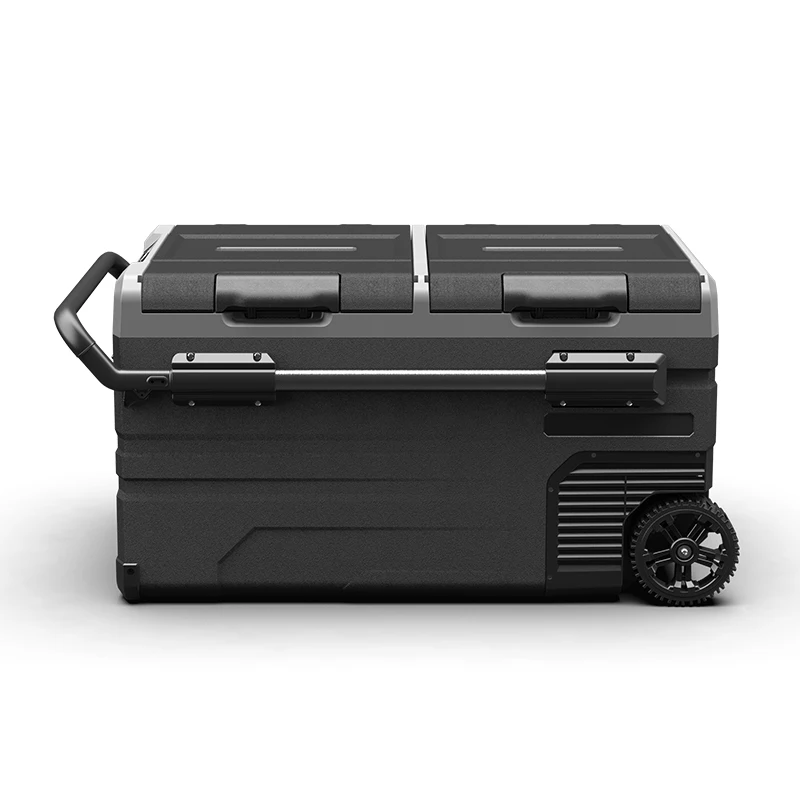7595LDC12V24VAC220CarRefrigeratorElectricCoolerDualStorage