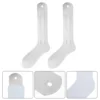 2 Pcs Sock Shaping Board Straight Jig Sublimation Printing Metal Heated Socks Rack Aluminum Supplies Craft Tools Sock Jig 6