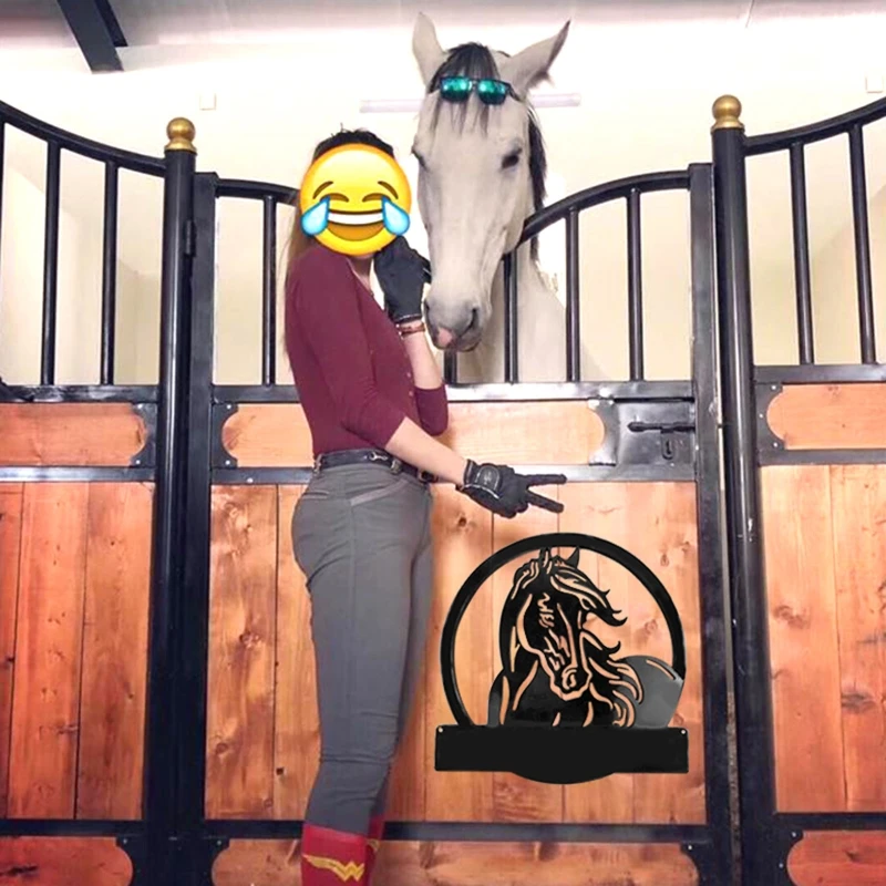 Horse Silicone Molds Resin Cattle Mould Animal Craft Keychain Pendant Mold DIY Farm Doorplate Ornament Crafts Tool