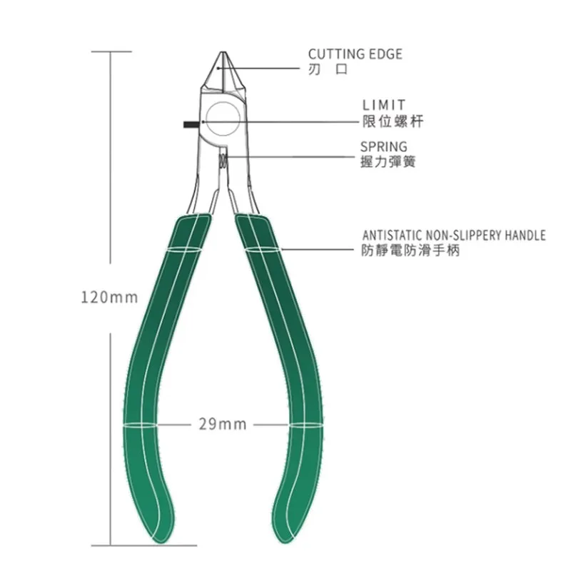 Precision Cutting Nippers Side Cutter Pliers for Gundam Model Assembling Building Hobby DIY Tools,model tools
