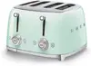 Style Retro Aesthetic 4 Slice Toaster 6 Presets Extra Wide Slots Pastel Green 1