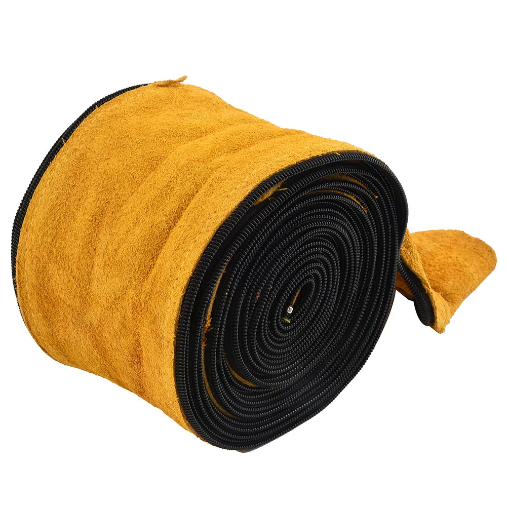 

TIG Mig Torch Cable Hose With Zip Yellow Welding Cover 23' Long 4\" Wide Cowhide Leather Equipment Metalworking Parts