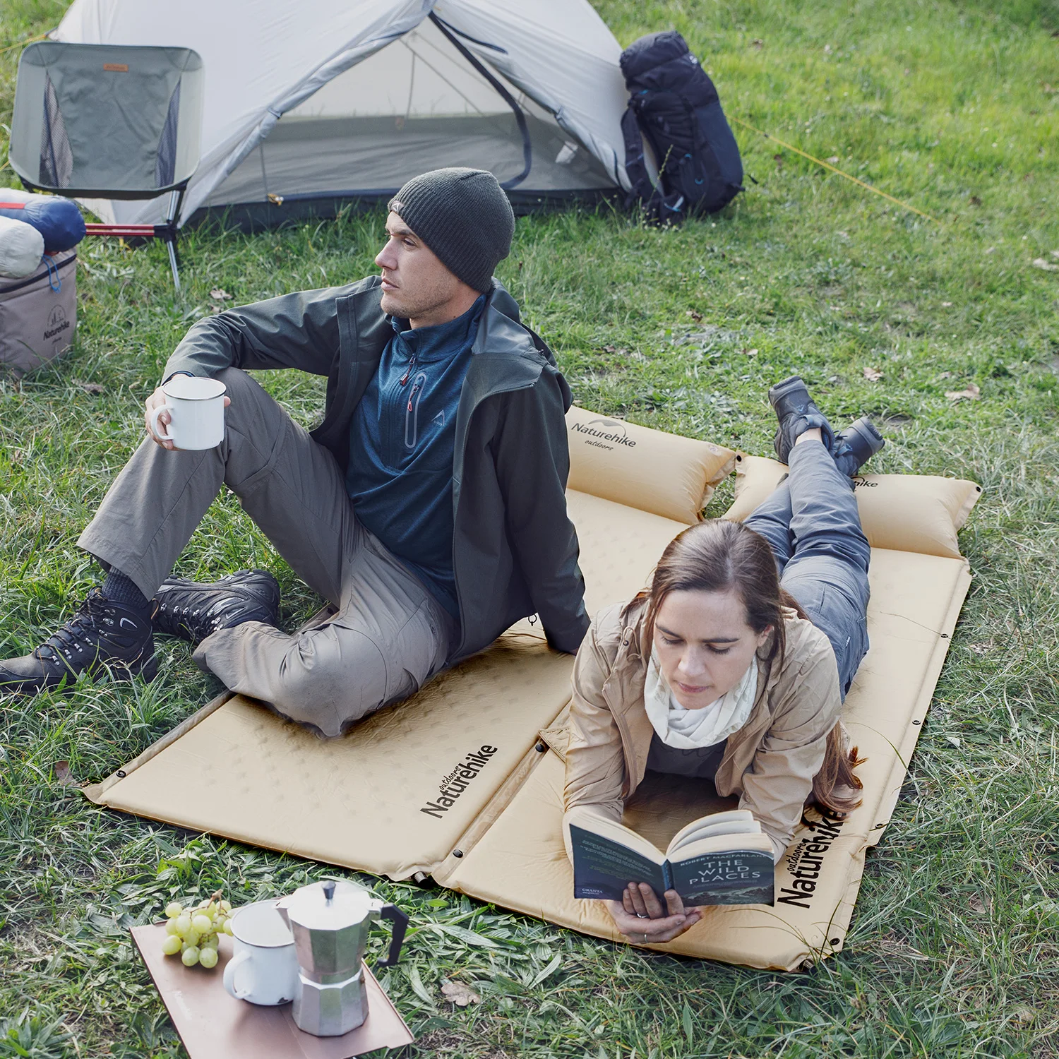 Outdoor Self-Inflate Sleeping Pad for Camping inflatable mattress,camping mattress