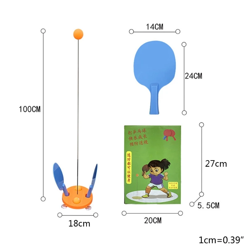 휴대용 탁구 Traine 탁구 샤프트 훈련 기계 탄력성