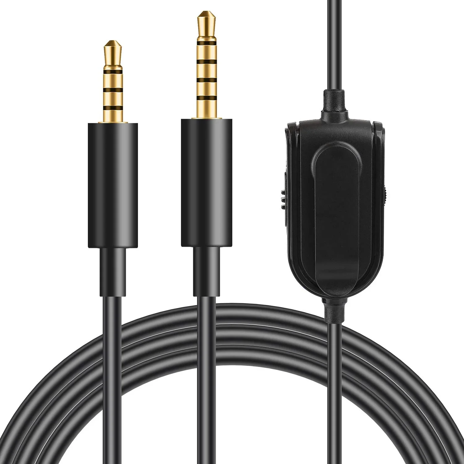 Replacement Audio Extension Cable Cord Inline Mute Volume Control with Microphone for Astro A10 A40TR A40 TR Headsets Xbox PS4