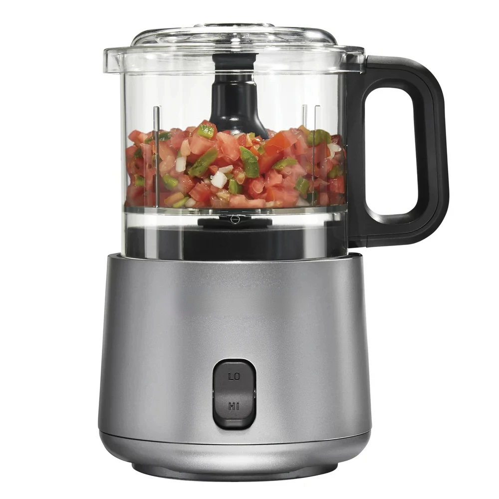 

Cup Food Chopper, 2 Pulse Speeds, Gray, 72870