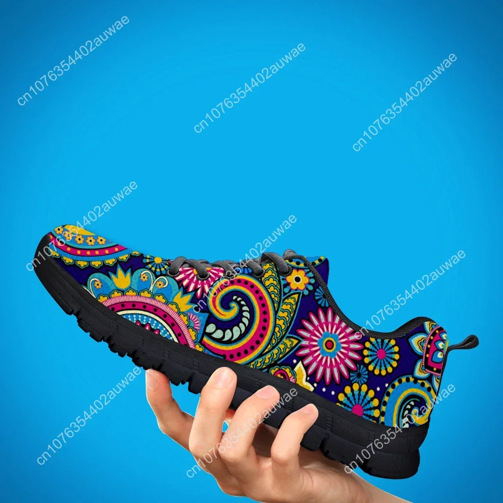 Sneakers Casual con stampa floreale Bohemia Mandala di marca per donna comode scarpe basse AF Femme Lace Up Zapatos