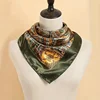 Versatile, fashionable, personalized, retro print, large cashew nut square scarf, wrapped vest, multiple wearing options, gauze, 2