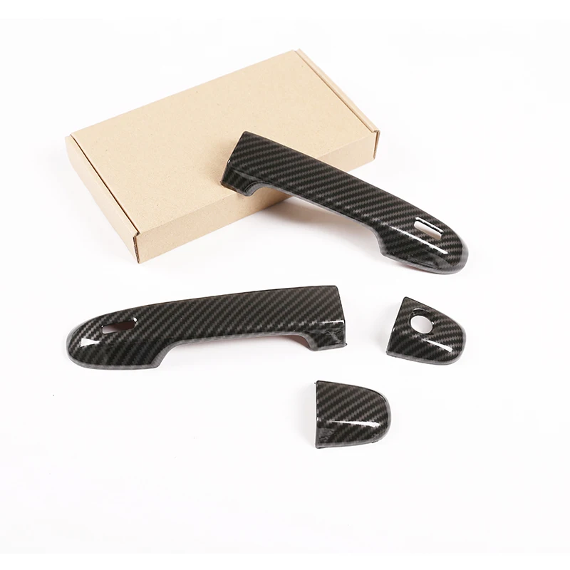 Für Toyota 86/Subaru BRZ 2012-2022 ABS Carbon Faser Auto Außentür Griff Schutzhülle Auto Zubehör (Dual Smart Loch) – Detail 4