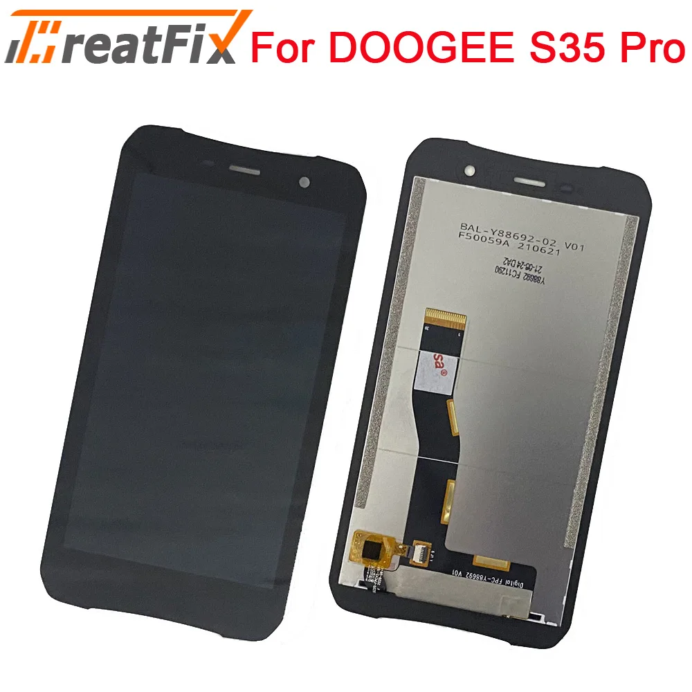 

For Original Doogee S35 Pro LCD Display +Touch Screen Digitizer Assembly Replacement Parts 5.0 inch For Doogee S35 LCD Screen