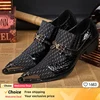 Summer Pointed Shoes Man Mesh Breathability Office shoes Dress shoes Lace Antibacterial deodorant fiber luxury order Shoes