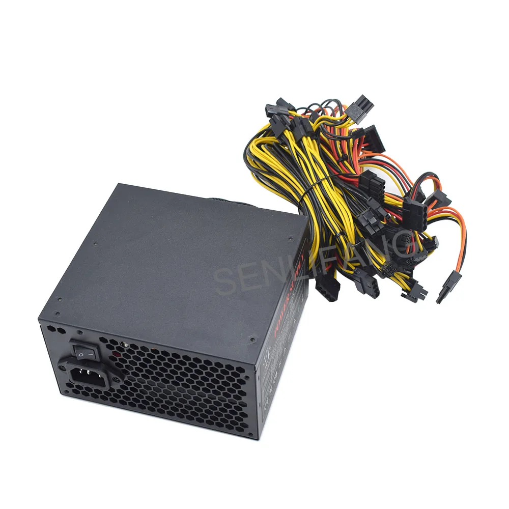 Chia XCH 전원 공급 장치, SATA 인터페이스 15 하드 디스크, 지지대 2 CPU 2 그래픽 카드, HDD SSD 마이닝 마이너 PSU, ATX 800W, 신제품