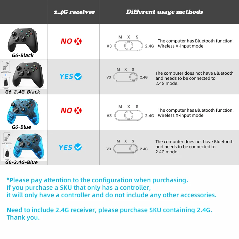 G6 Wireless Game Controller 5