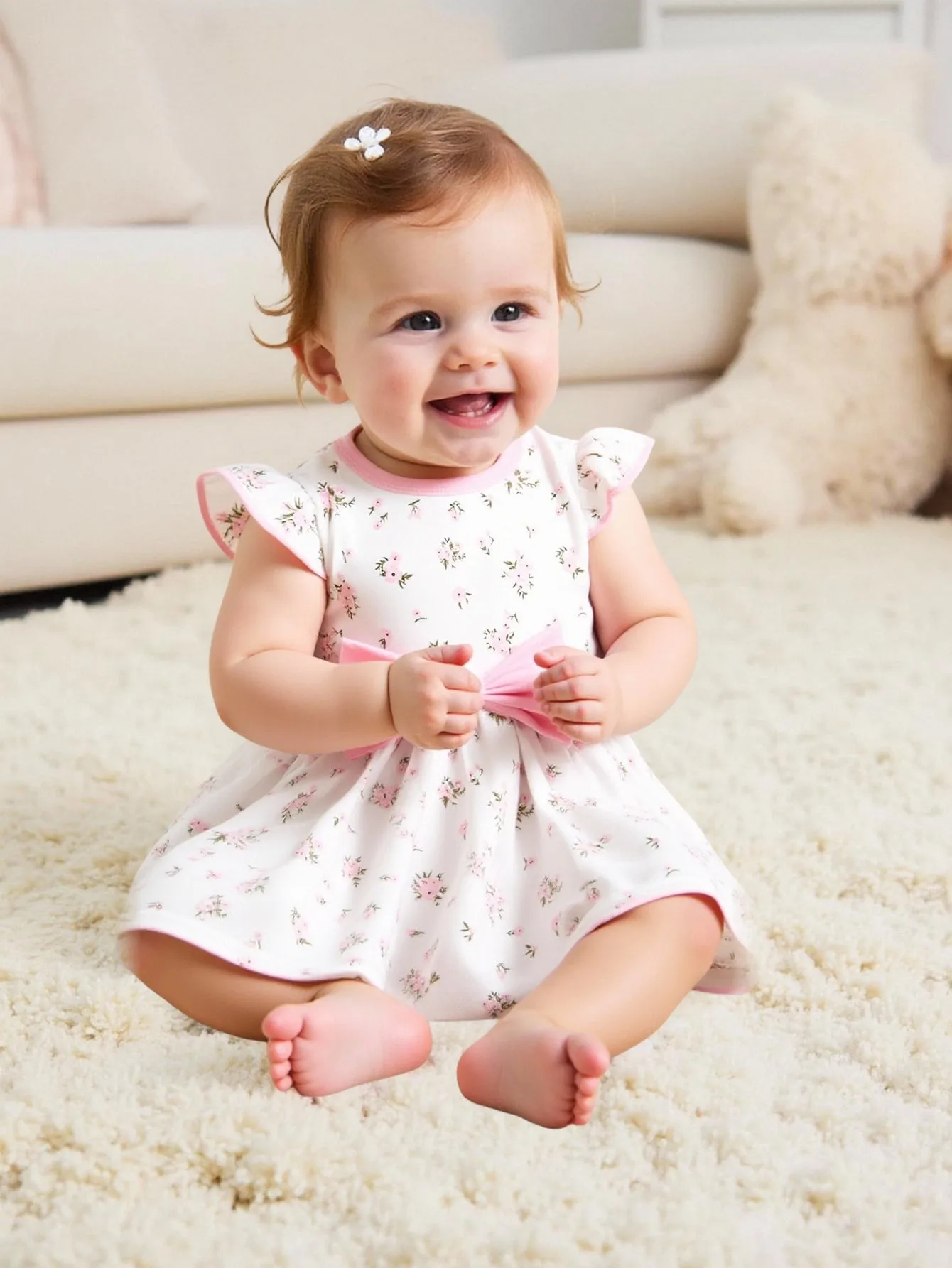 Baby Girl Floral Dress 4