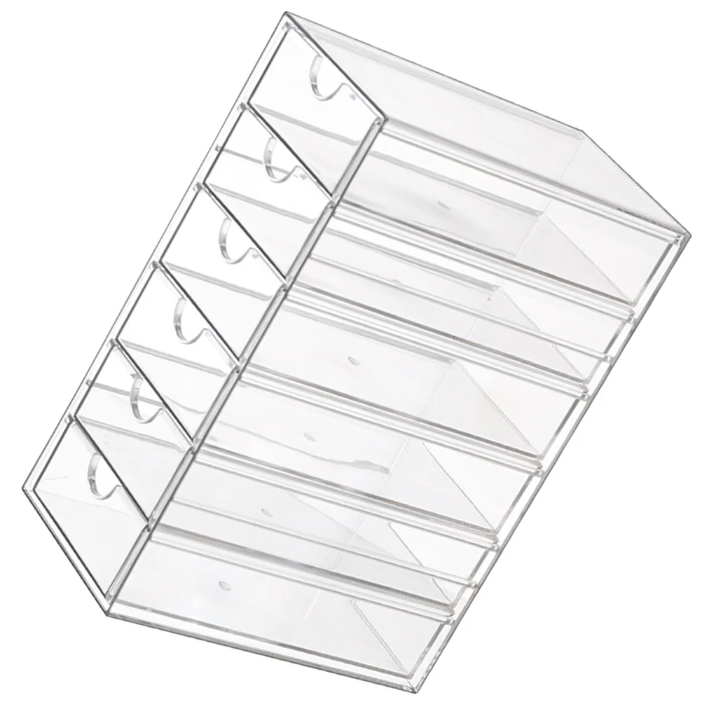 

Desktop Drawer Organizer Multi-layer Transparent Storage Box Versatile Trinket Storage Holder for Makeup Stationery Jewelry
