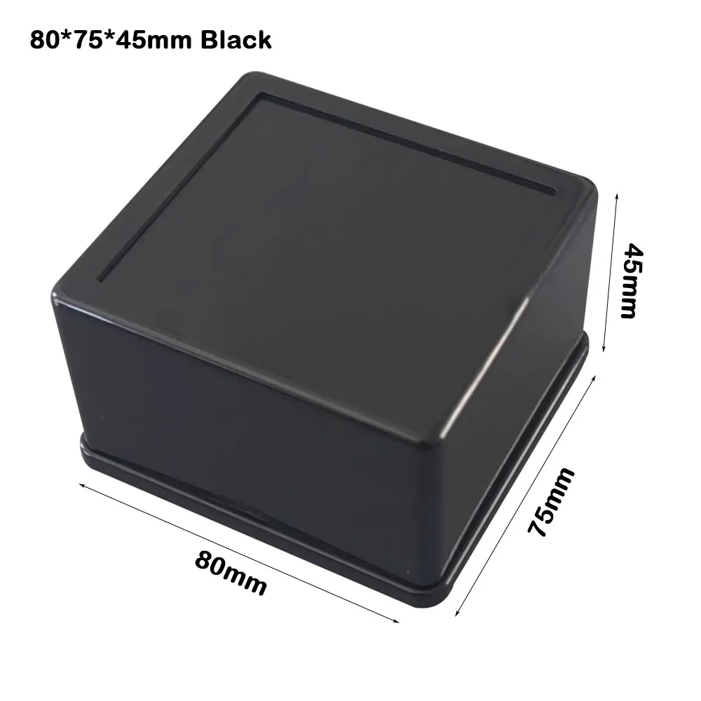 Universal Waterproof ABS Plastic Enclosure Box - Durable Storage Case for Electronics and Instruments (White/Black)