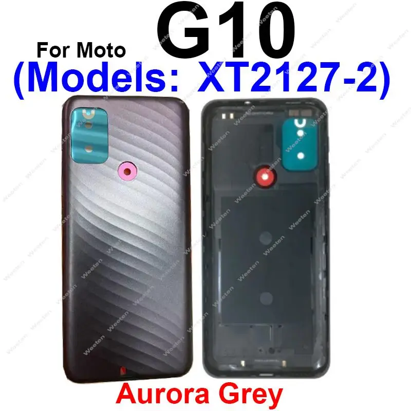 Motorola Moto G10 G20 G30 G50 G60 G50 5G 배터리 후면 케이스 하우징 커버 용 배터리 도어 하우징 유리 커버