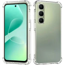 Transparent TPU Shockproof Protective Phone Case for Infinix  Hot 60 5G (Transparent)
