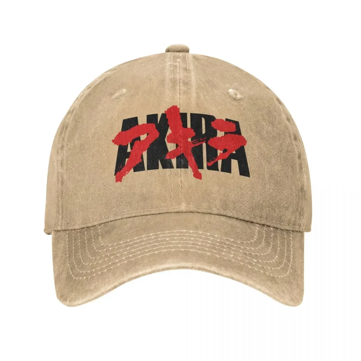 

Bloody Akira Logo Unisex Baseball Cap Anime Distressed Washed Hats Cap Retro Outdoor Activities Unstructured Soft Headwear