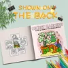 24Pcs Secret Garden Coloring Book - 20x20cm Picture Book with Soothing Nature-Inspired Colors 3