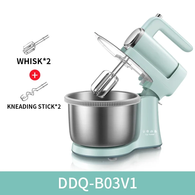 DDQ-B03V1 Electric Whisk 4L Household Small Desktop Whisk 220V Automatic Cream Whisk 300W Kneading Mixer 3