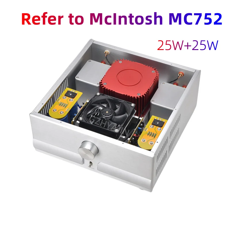 

BRZHIFI относится к схеме McIntosh MC752 25 Вт * 2 Чистый односторонний Hi-Fi усилитель с выходным трансформатором