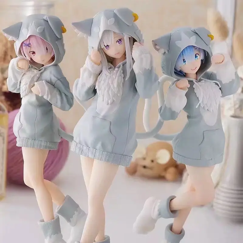New Rem Figure Model Toy Ornaments Re:Life In Un Mondo Diverso Da Zero Toys Figure Decorazione Per Soggiorno Car Bar Gift