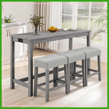 Industrial Bar Table Set 1