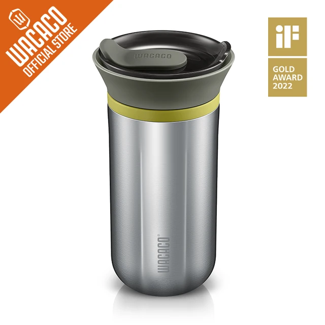 High-quality stainless steel travel mug with leak-proof lid, ideal for coffee lovers on the go, featuring ergonomic design for durability and style.