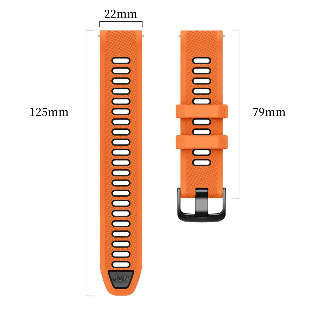 Versatile Sport Silicone Strap – Multiple Sizes Available