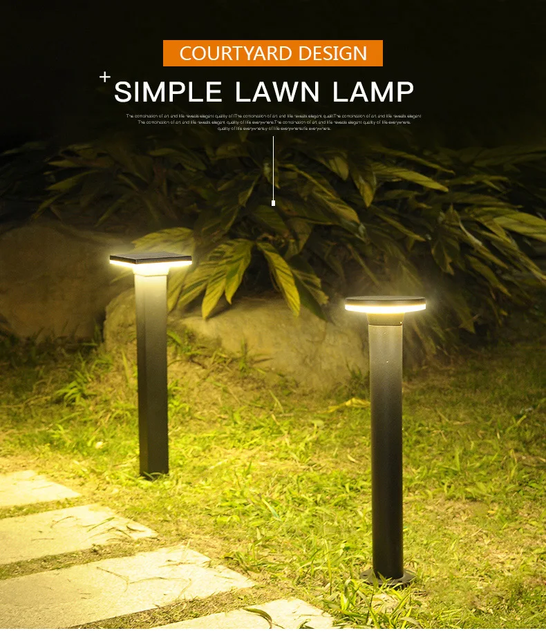 Durable Aluminum Garden Lamp