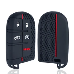 Silicone Car Key Cover Shell Fob - Premium Protective Case (WHITE)