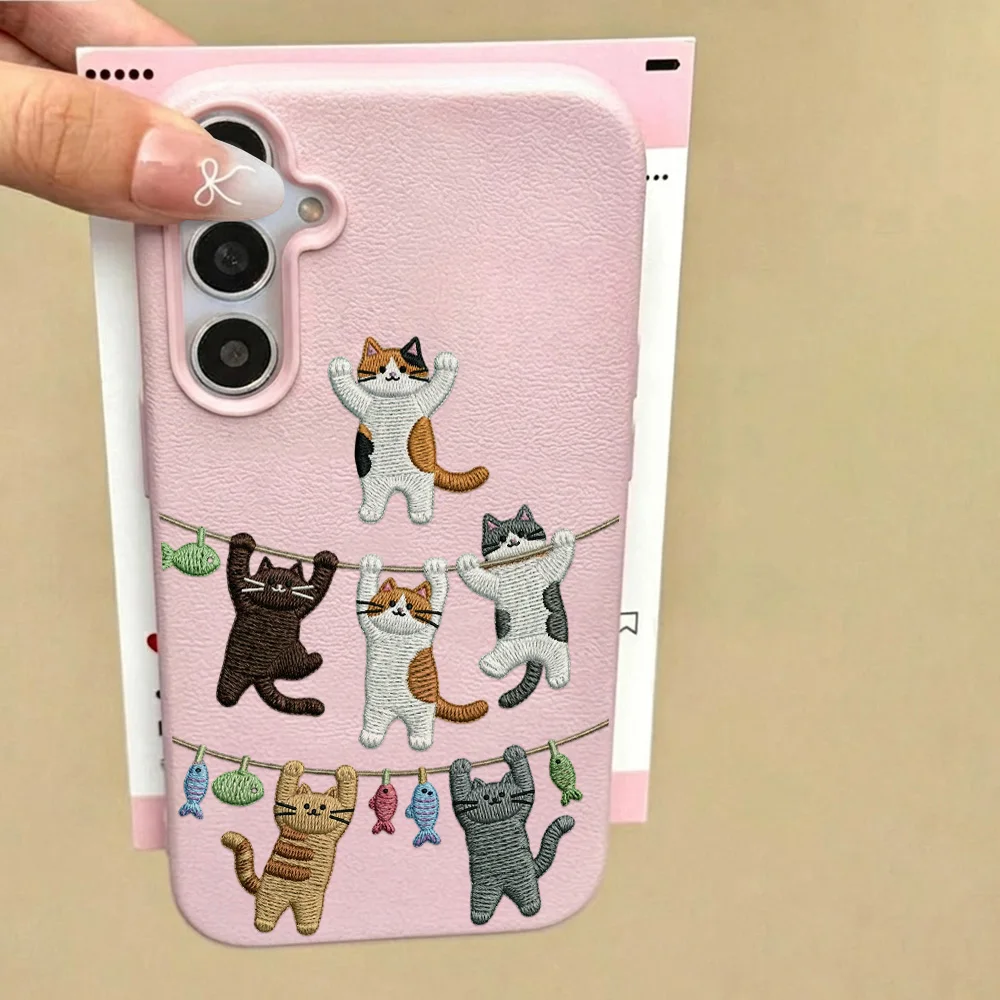 Cartoon Cat Silicone Phone Case