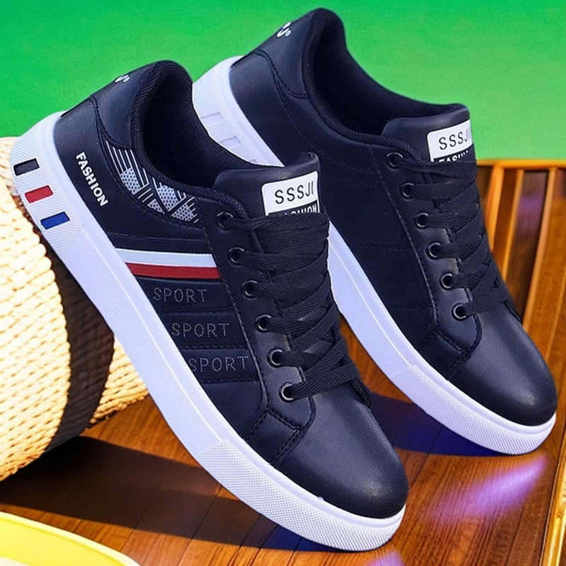 Trend Board Shoes Versatile, Comfortable and Breathable Sports and Leisure Students Running White Shoes Mens Shoes