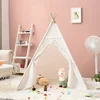 1.6m Tent for Kid Play House Wigwam for Children Portable Children Tipi Tents Teepee Tipi Infantil Kid Tent Girl Play Tent 2