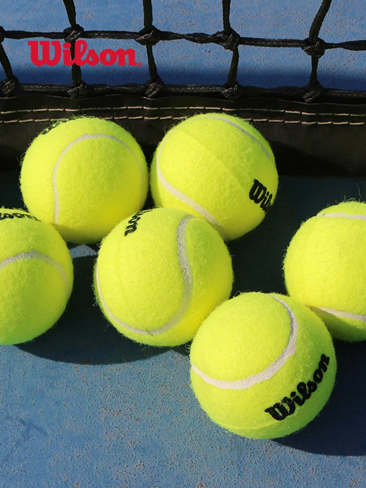 Tennis Balls 3/5/10pcs/lot Wilson Training Ball Game Tennis Ball Machine Resistant to Playing Non-Pressure Constant Pressure Tennis