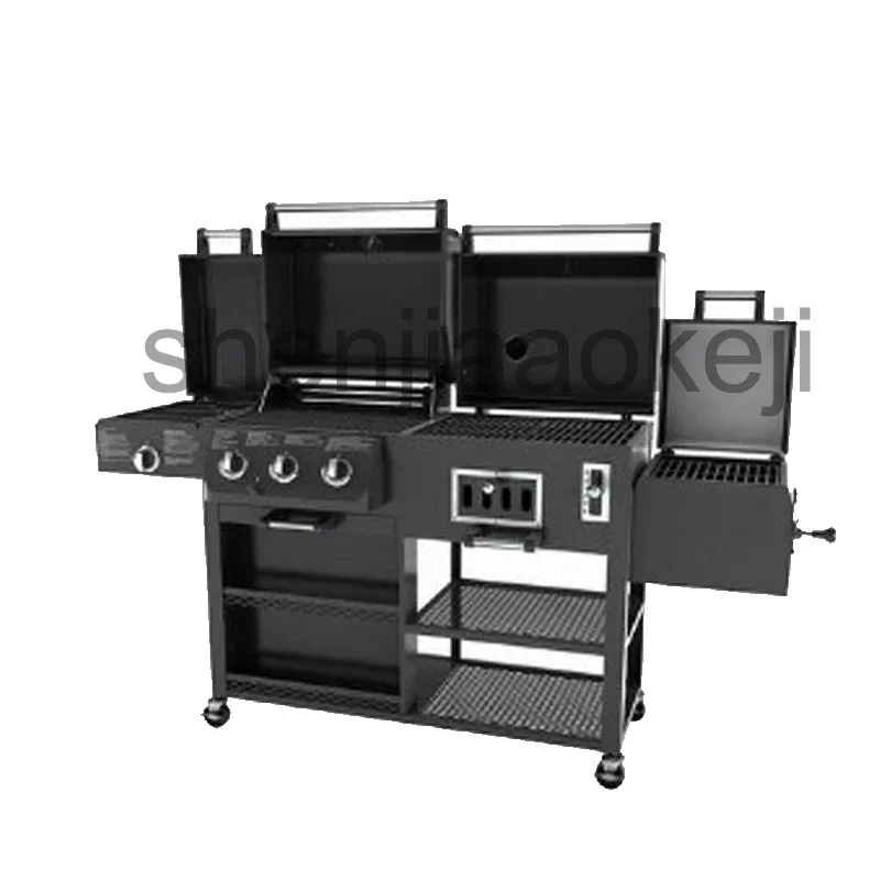 Thickening Infrared oven, charcoal bbq grill, gas oven, Barbecue grill, large family villas garden villa gas grill 1pc