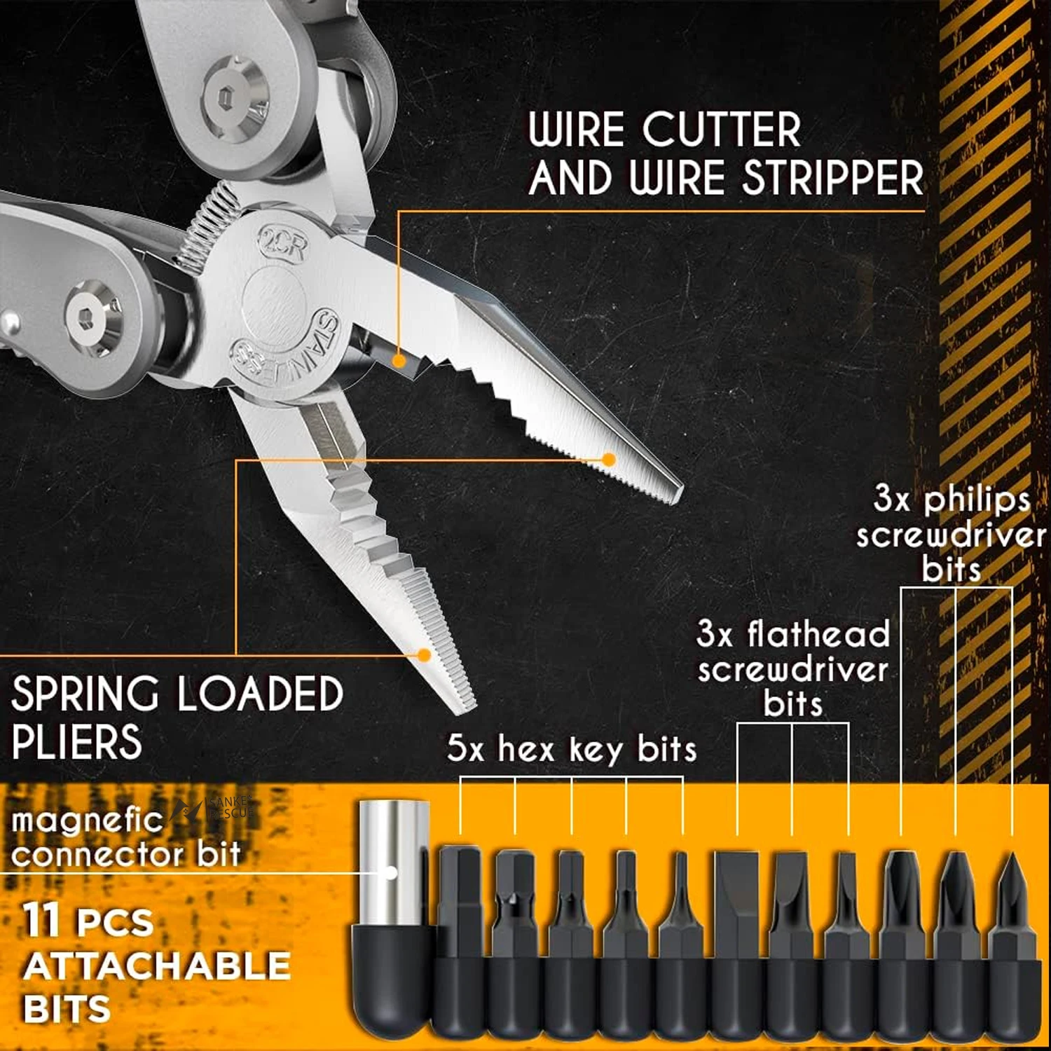Multitool 24 in 1 Pocket Outdoor Plier 3