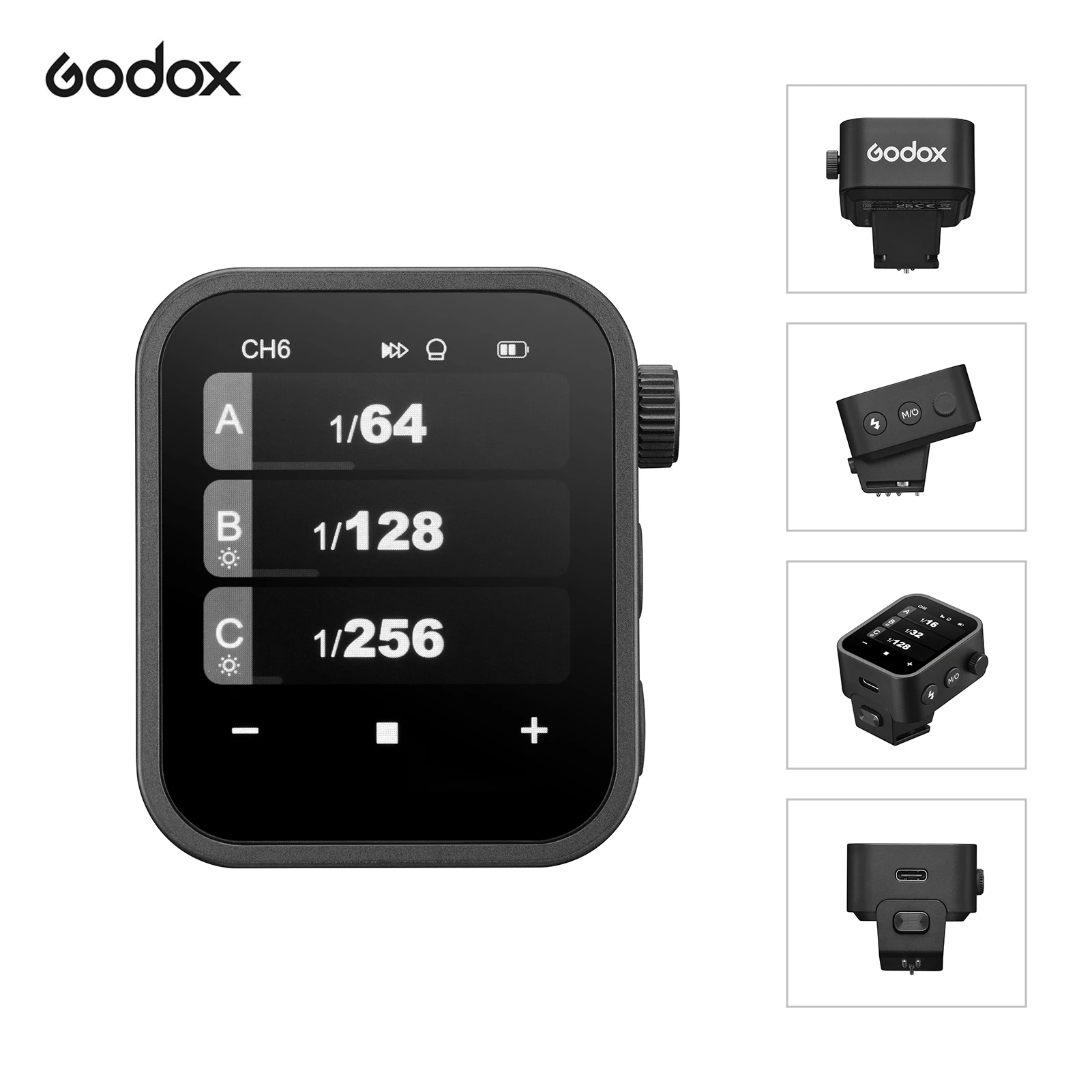 GODOXX3COFSN24GWirelessFlashTriggerTTLAutoflashOLED
