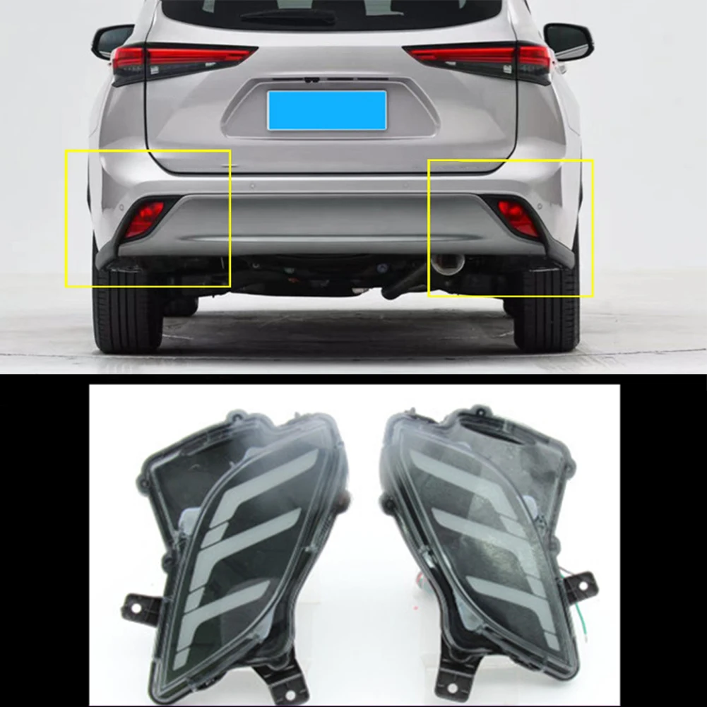 

2 шт., дымчатый отражатель заднего бампера для Toyota 2020-2023