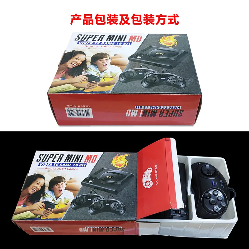 Super MINI 16 bit Video Game Console Built in 208 Classic Game